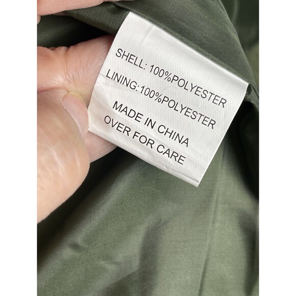 American Stitch Quilted Green Buffalo Plaid Hooded Utility Jacket Coat Sz S New - Picture 5 of 6